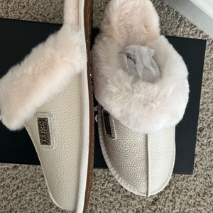 NWT Australian Luxe Collective Leather Slippers